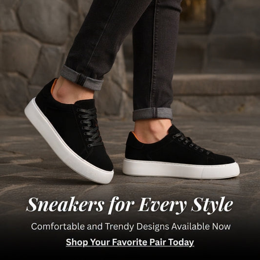 Baskets en cuir suédé pour homme